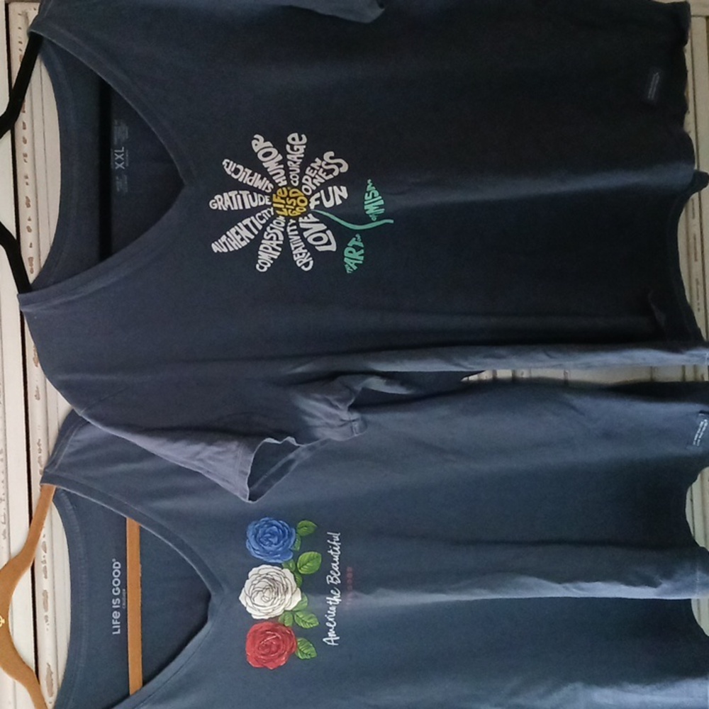 Life is Good tees